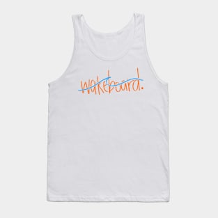 Wakeboard Lettering Tank Top